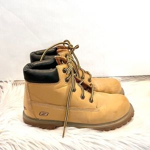 Sketchers Logger Tan Hiker Boots